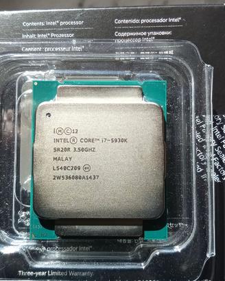 CPU Intel i7-5930K