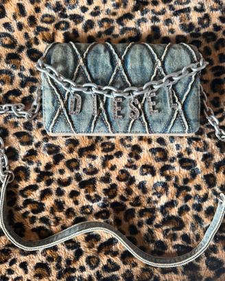 Diesel Charm-D wallet dirty blue