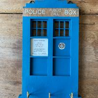 Portachiavi da parete Tardis piccolo