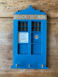 Portachiavi da parete Tardis piccolo