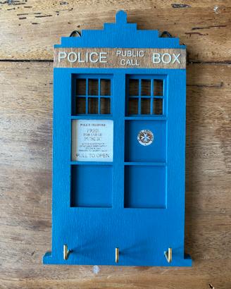 Portachiavi da parete Tardis piccolo