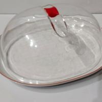 vassoio con coperchio trasparente - plastica