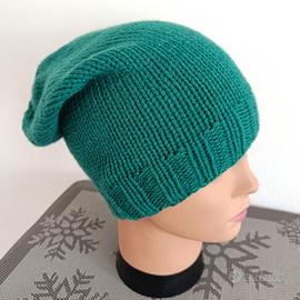 Berretto lungo verde vintage