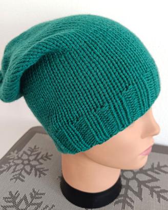 Berretto lungo verde vintage