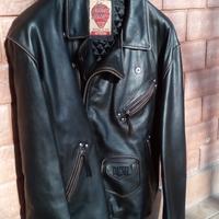 Giubbotto motociclista taglia 50 pelle originale
