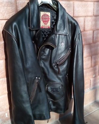 Giubbotto motociclista taglia 50 pelle originale