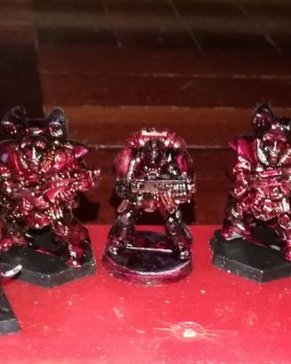 Lotto 9 miniature Warhammer 40.000 40K anni 90