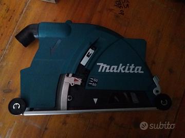 Smerigliatrice makita con cuffia di aspirazione