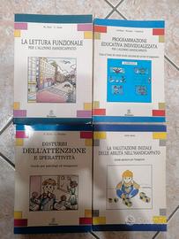 Raccolta di 4 libri "Erickson" alunno handicap