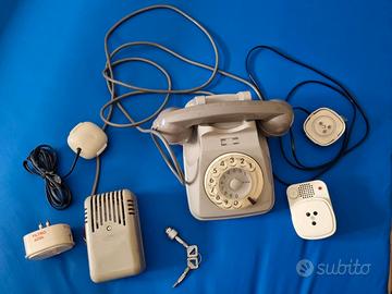 Telefono fisso vintage a disco MODELLO S62 ITALTEL