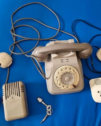 Telefono fisso vintage a disco MODELLO S62 ITALTEL