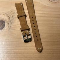 Cinturino Orologio Scamosciato Marrone Chiaro