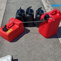 Serbatoi carburante colore nero 10 litri, perfetti