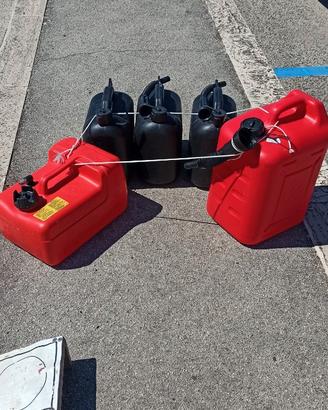 Serbatoi carburante colore nero 10 litri, perfetti