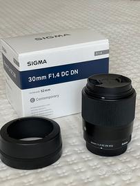 Sigma 30mm F1.4 DC DN  m4/3 per Olympus