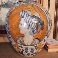 Vaso Ceramica Maiolica 