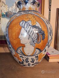 Vaso Ceramica Maiolica 