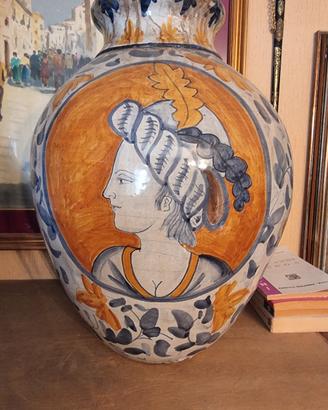 Vaso Ceramica Maiolica 