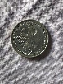 Moneta 2 Marchi tedeschi 1971 MB