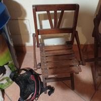 sedie bambino vintage anni 50