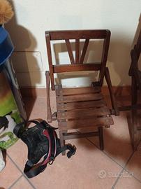 sedie bambino vintage anni 50