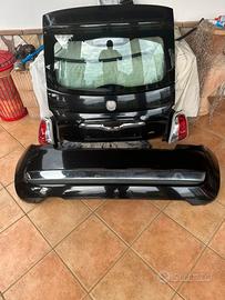 Portellone, paraurti e fanali fiat 500