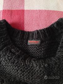 maglietta da uomo a maglia spessa 