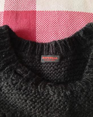 maglietta da uomo a maglia spessa 