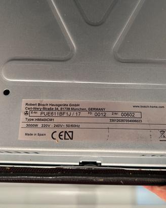 Piano induzione Bosch PUE611BF1J