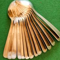 Set 14 cucchiai ABERT - inox 18/8 - vintage 50-60