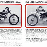 Dépliant Gori Cross Regolarità Scrambler 50 e 125