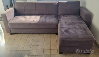Divano letto con penisola