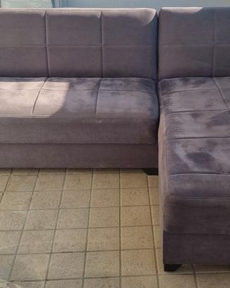 Divano letto con penisola
