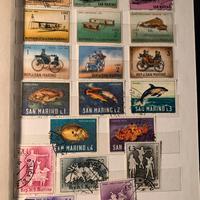 Lotto collezione di oltre 980 francobolli