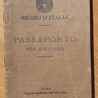 Passaporto del regno d'italia