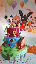 Torta scenografica Bing 