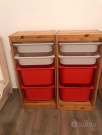 2 trofast ikea legno