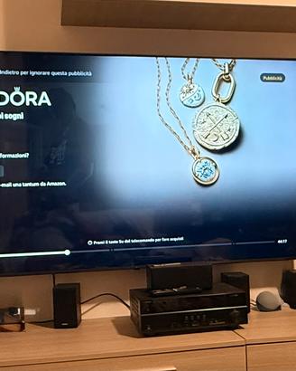 Lg Smart tv 8k 75” piu home theater yamaha