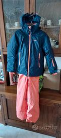 tuta da sci bambina/bambino altezza 130/145 cm.