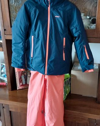 tuta da sci bambina/bambino altezza 130/145 cm.