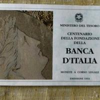 Set di lire italiane 1993 FDC in argento 