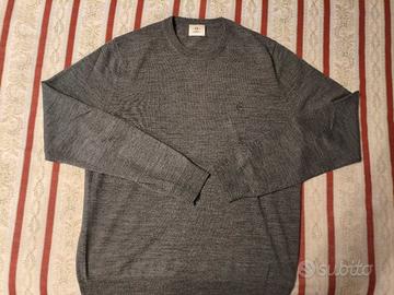 Maglione lana Cerruti 1881 taglia L grigio 