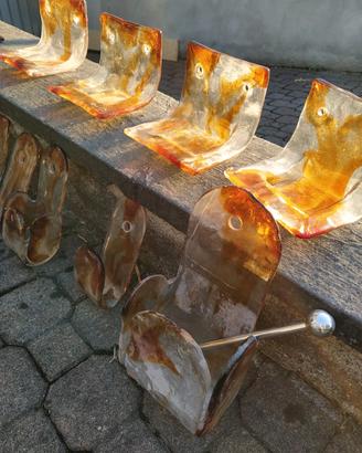 accessori bagno vetro murano