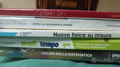 libri scolastici scuole superiori 1 e 2 anno