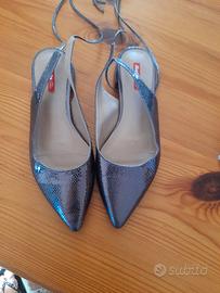 Ballerine color bronzo lucido Bata