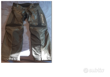 pantaloni  pelle moto SPIDI taglia 54