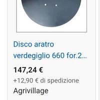 dischi verdegiglio attrezzatura agricola trattore