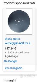 dischi verdegiglio attrezzatura agricola trattore