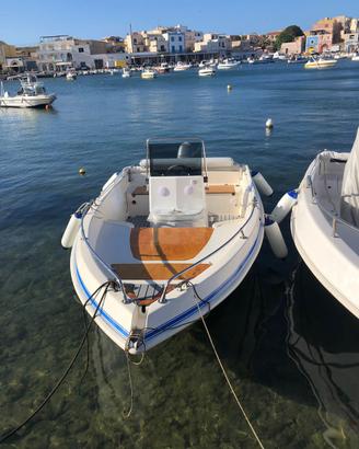 Barca open 5mt motore 40cv e carrello ellebi