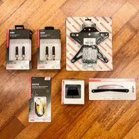Kit portatarga Barracuda + indicatori led Lampa